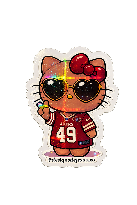 Brown 49er Hello Kitty