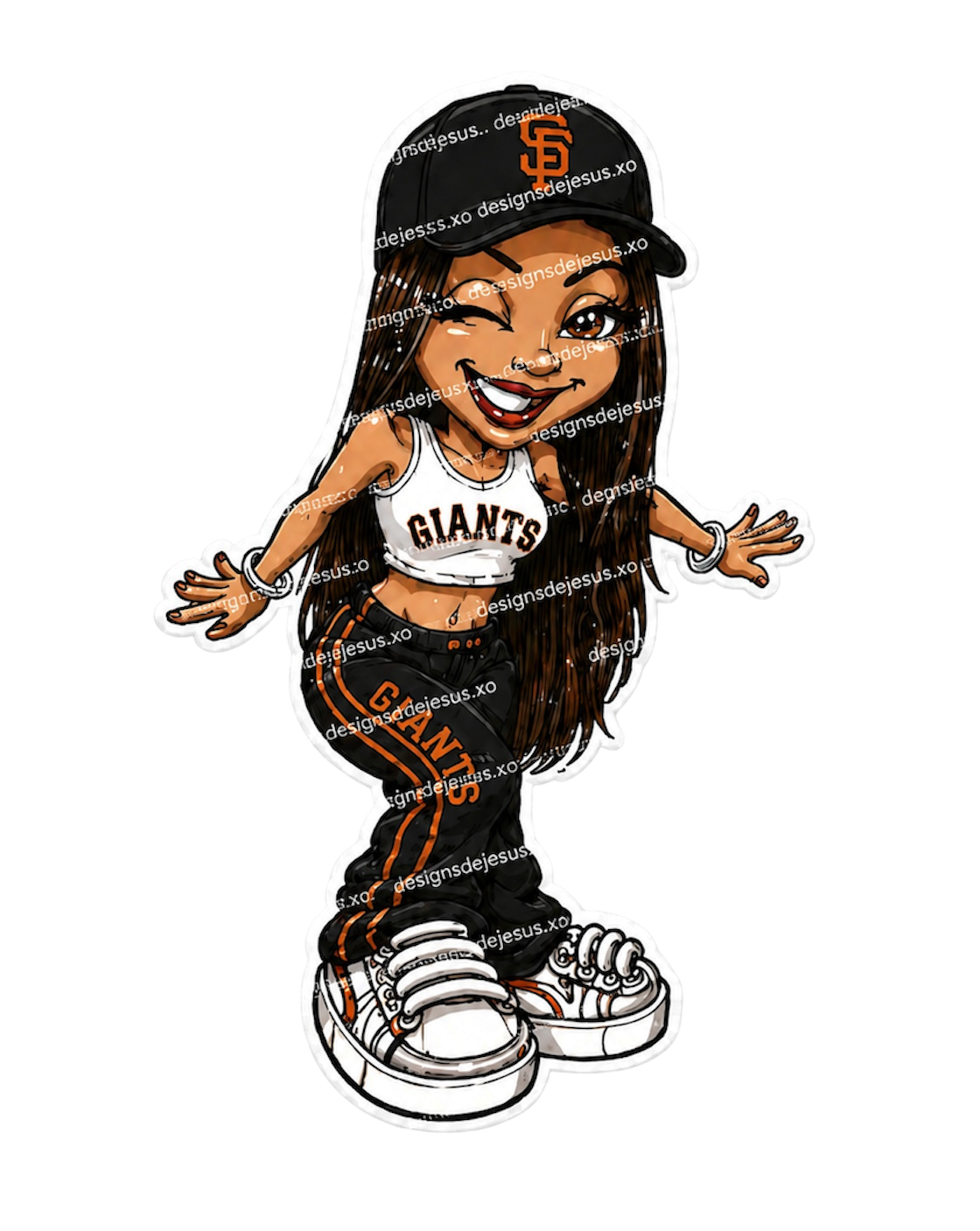 SF Giants Girl