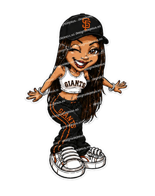 SF Giants Girl