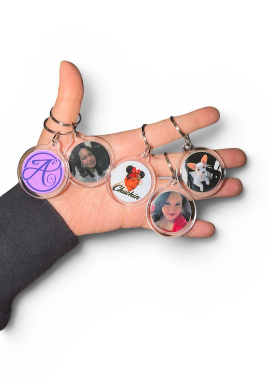 Clear Custom Keychain