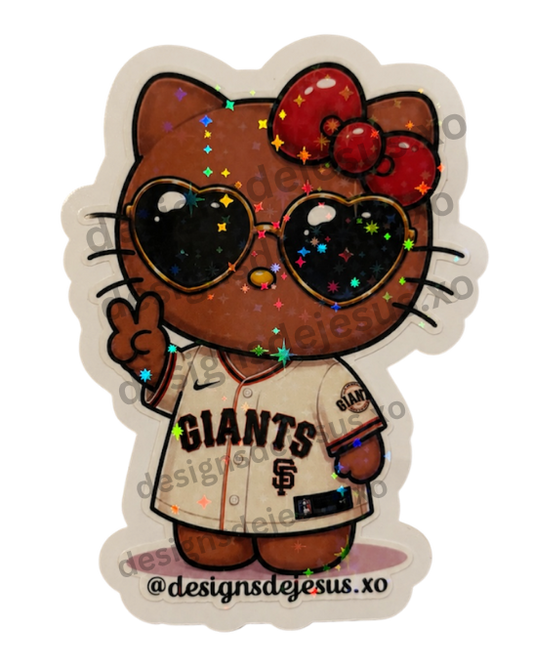Brown SF Giants Hello Kitty